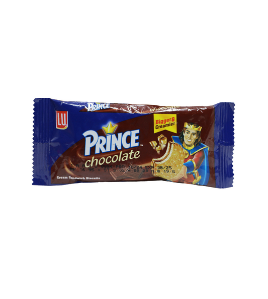 lu biscuit prince chocolate 20rs