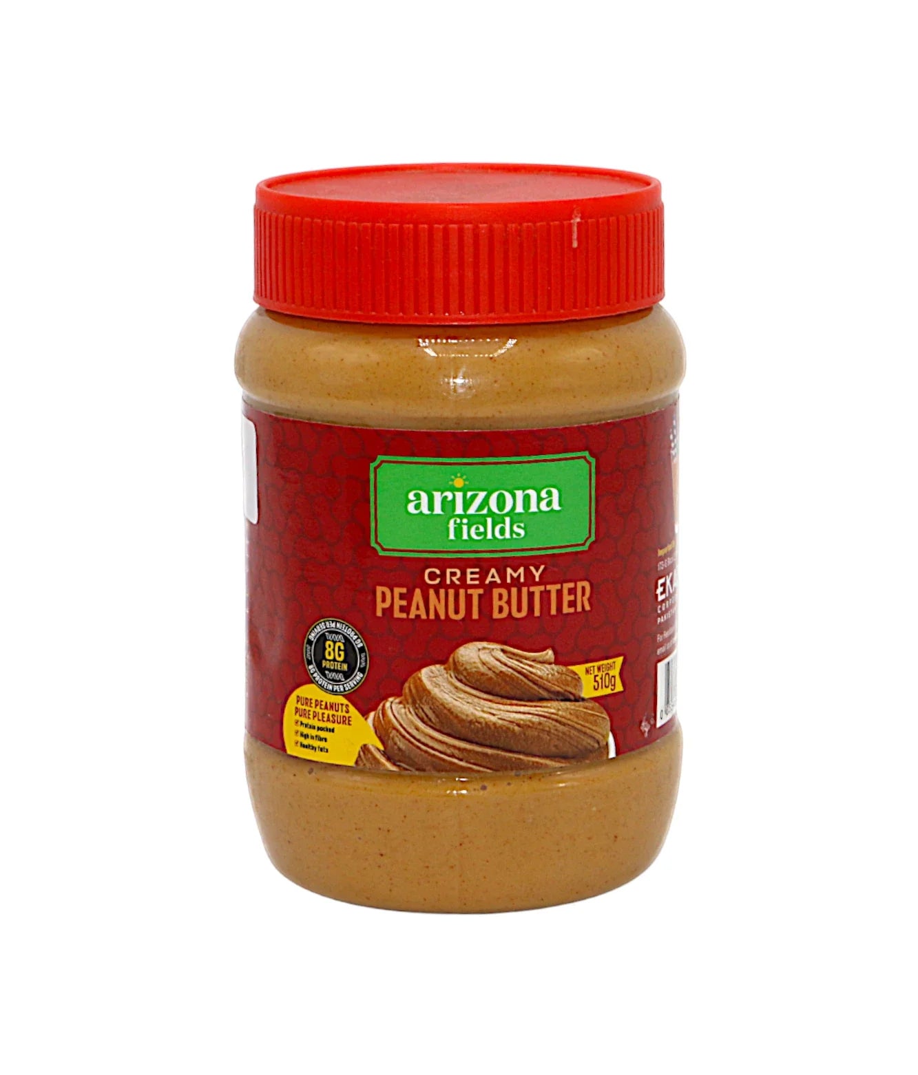 arizona fields creamy peanut butter 510g