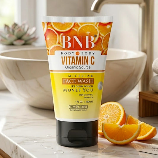 bnb face wash vitamin c 120ml pak