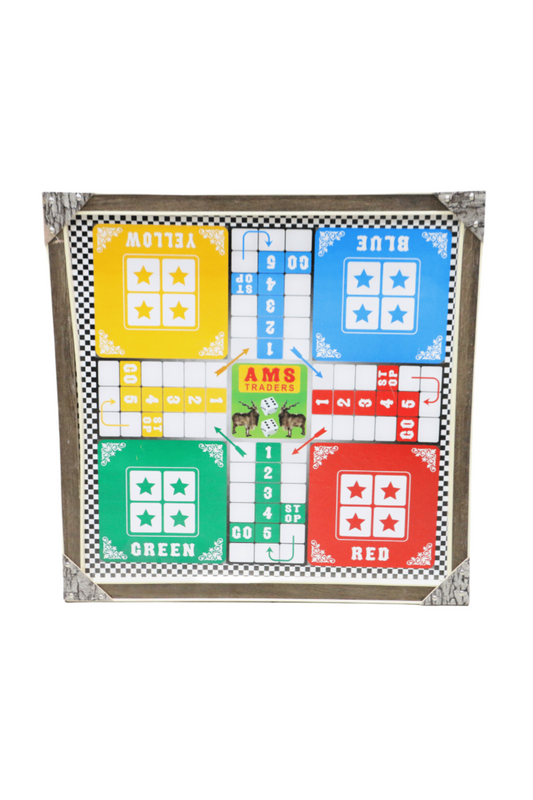wooden ludo simple border 24''