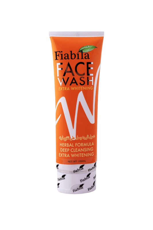 fiabila face wash extra whitening herbal 100ml