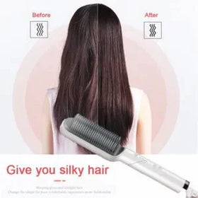2-in-1 Hair Straightener Comb