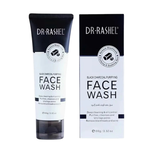 dr rashel face wash black charcoal 100g