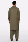 Dark Green Wash & Wear Shalwar Kameez