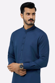 Blue Wash & Wear Shalwar Kameez