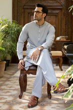 Light Grey Wash & Wear Shalwar Kameez