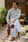 Light Grey Wash & Wear Shalwar Kameez