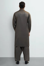 Dark Brown Cotton Shalwar Kameez