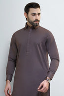 Coffee Brown Cotton Shalwar Kameez