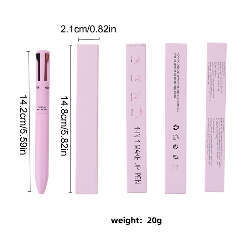 4 In 1 Waterproof Makeup Pen Eyebrow